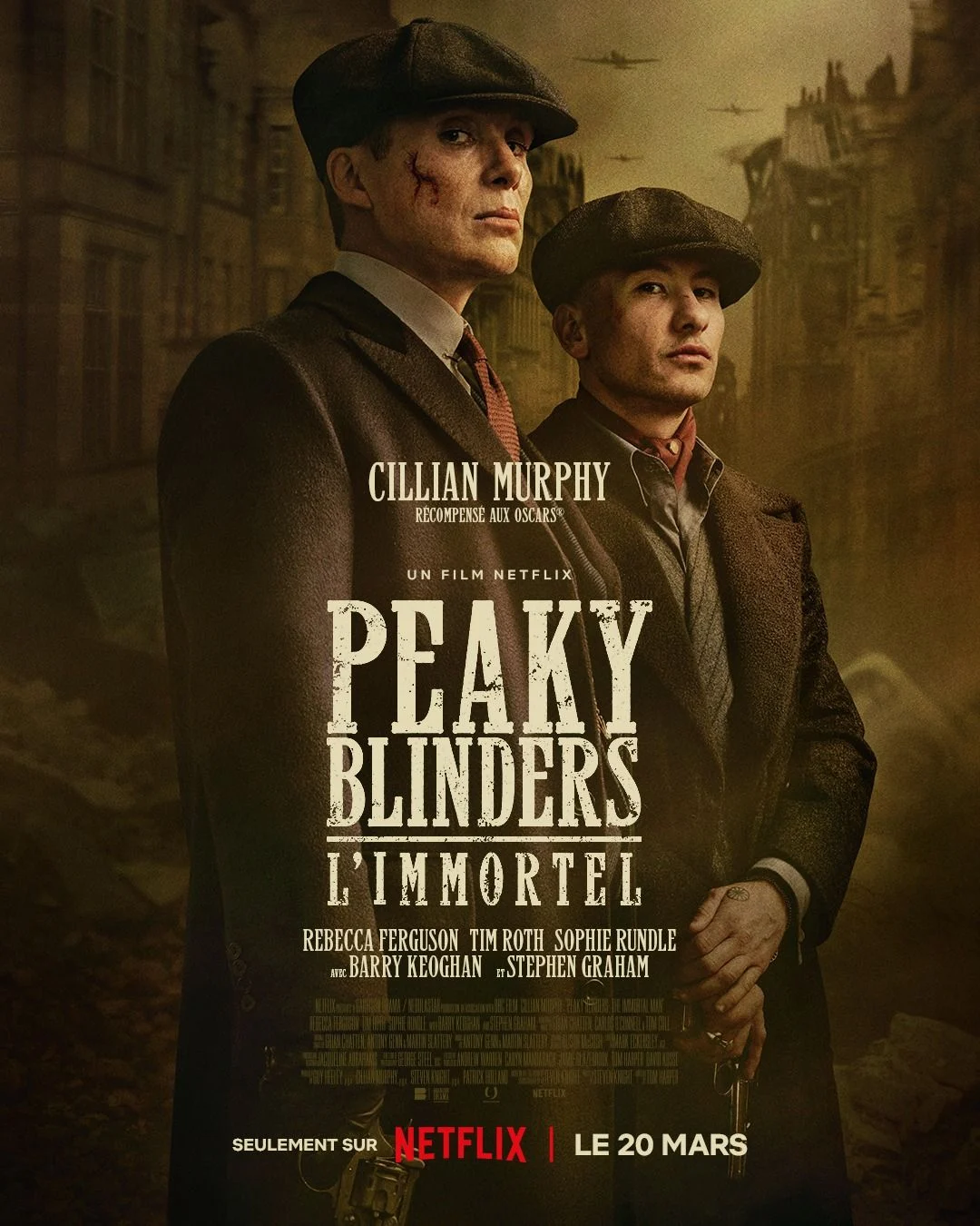 Affiche Officielle Peaky Blinders L'Immortel