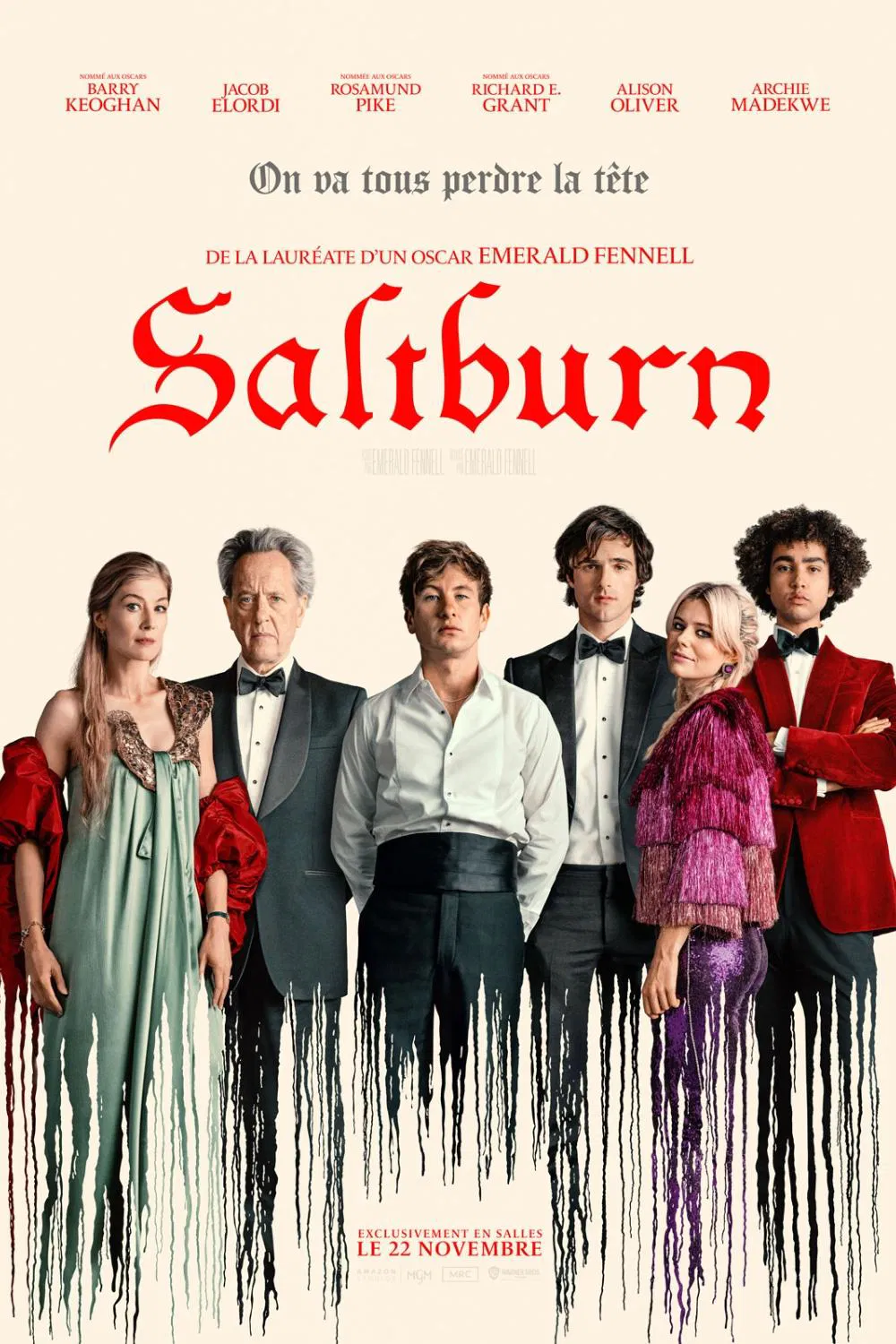 Affiche Barry Keoghan dans Saltburn